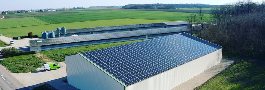 hangar photovoltaïque agricole